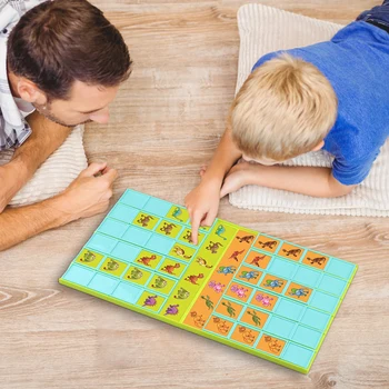 Dinozaurų Stalo Žaidimas Dinozaurų Apversti Atminties Kortų Žaidimas Atminties Kortelių Žaislas Smegenų Kibinimas Ankstyvo Vystymosi Švietimo Intelektinės Žaidimas