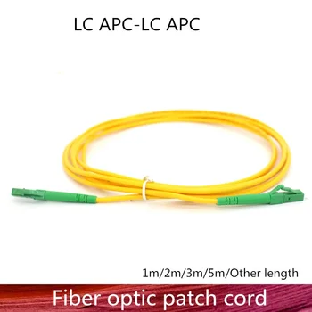 LC/APC-LC/APC Fiber Optic Patch Cord Cable LC-LC 1/3/5/10/20/30M Jumper Vienos rūšies Simplex 2.0 mm Optinio Pluošto Parch Laido