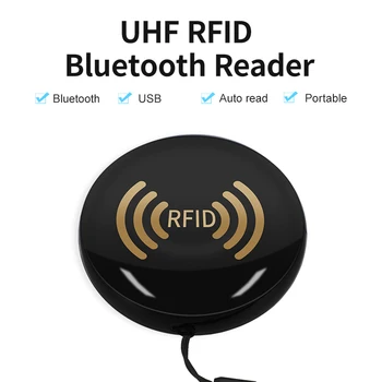 Nešiojamų UHF RFID Reader ES MUMS Dažnio UHF RFID Delninis Skaitytuvas Rašytojas su USB, 