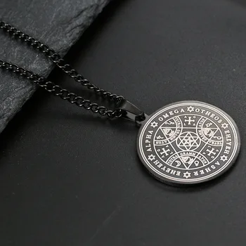2022 Naujas Stilius Tetragrammaton Amuletas Pakabukas už Karoliai Enochian Angelas Magiškas Amuletas AGLA Talismanas Karoliai Priedai