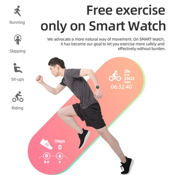 Macaron D18 Smart Watch Vyrų Vandeniui Smartwatch Moterims, Vaikams, Kraujo Spaudimo Monitorius Fitness Tracker Žiūrėti Sportas 