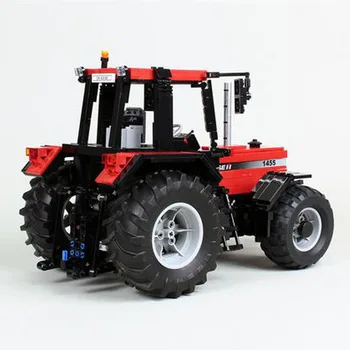 2021 NAUJAS 1:17 masto modelis Case IH ūkio traktoriaus kūrimo bloką ss-54812 sunkvežimių nuotolinio asamblėjos žaislo modelis berniuko gimtadienio dovana