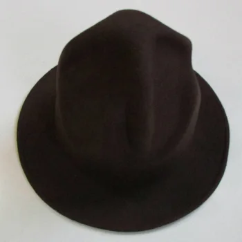 Gobio Kalnų Buffalo Skrybėlę/ Happy Pharrell Williams Vilnos fedora skrybėlės Kostiumas Reperis Westwood Kalnų Skrybėlę vilna melonik skrybėlės