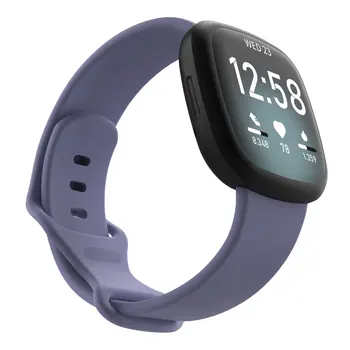 BEHAU Apyrankę Watchband Už Fitbit Atvirkščiai Prasme Minkšto Silikono Sporto Fitbit Versa 3 Apyrankės Smartwatch Dirželis Nešiojami Grupė