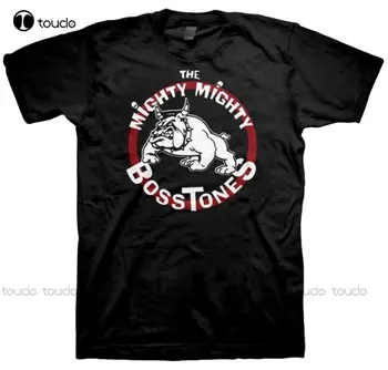 Naujas Dizainas Vyrai Tee Marškinėliai Topai Trumpas Rankovės Medvilnės Fitneso T-Shirts Mighty Mighty Bosstones Ratas Buldogas Juokinga Tees Xs-5Xl