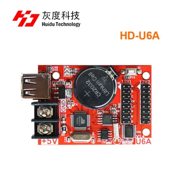Huidu HD U6A LED ekranas, valdytojas Vieną&dviejų spalvų P10 LED modulis Kontrolės kortelė