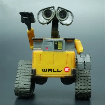 Wall-E Robotas Wall-E & EVE PVC Veiksmų Skaičius, Automobilių Ornamentu Automobilio Salono prietaisų Skydelio Apdaila, automobilių reikmenys Gimtadienio Dovana