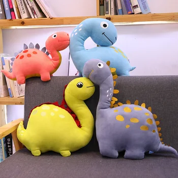 Spalvinga Animacinių Filmų Kūrybos Dinozaurų Pliušiniai Žaislai Iškamšos Pliušinis Dinozaurų Pagalvę Tyrannosaurus Lėlės Vaikams Berniukas Mergaičių Dovanos