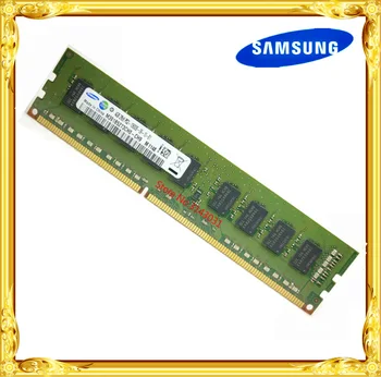 Samsung DDR3 4GB serverio atminties 1333MHz Grynas ECC UDIMM darbo RAM 2RX8 PC3-10600E 10600 Unbuffered