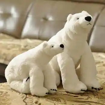 Modeliavimas gyvūnų polar bear pliušinis žaislas 