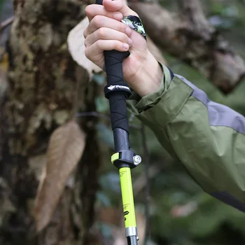 Kalnų laipiojimo Lazdą Anglies Pluošto 3 dalys Trekas Polių Išorės užrakinti Lauko Pėsčiųjų 135cm