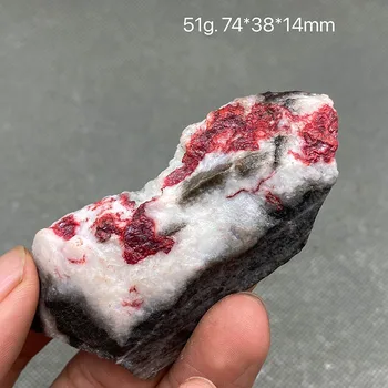 Gamtos Gyvsidabrio akmens Originalus raudonas Akmuo Gydymo Reiki Kristalų