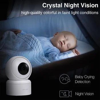 Mijia Imilab C20 Patalpų IP Kameros 1080P WiFi Kūdikio Saugumą, Žmogaus Aptikti 360° Auto Stebėjimo Naktinio Matymo Smart Home Alexa