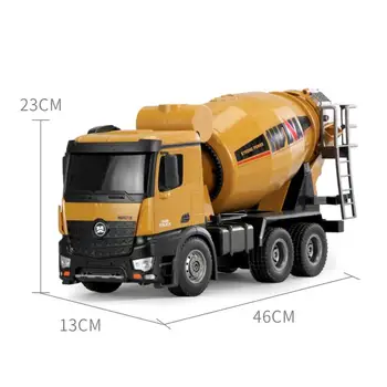 1/14 masto 10 kanalų rc automobilių Huina 1574 nuotolinio valdymo betono maišyklė statybos modelio sunkvežimis pristatymas nuo ES sandėliai ES