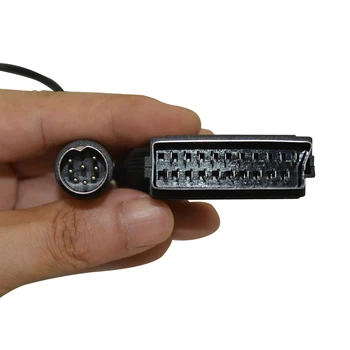 Aukštos kokybės PAL Versija V-Pin Plug ES Scart Kabelis Garso ir Vaizdo SEGA MEGA Drive M-D ir 