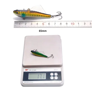 1 Vnt. Aukštos Kokybės Minnow Žvejybos Masalas 6.5 cm 17.2 g Crankbait Žvejybos Wobblers 3D Akis Dirbtinių Sunku Pesca Boso Reikmenys