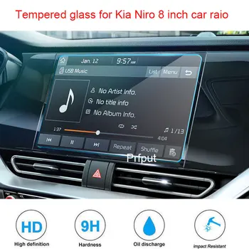 Grūdintas Stiklas Kino Touch Screen Protector For Kia Niro 2020 2021 8 Colių Navigacijos Auto Interjero Priedai