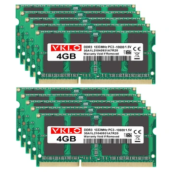 10 gabalų rinkinys DDR3 DDR3L RAM 4GB 1 600mhz 8GB 1333MHZ notebook laptop PC3 12800S 10600S atminties didmeninės