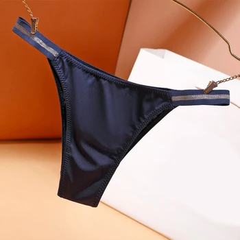 Bikini Klubo Liftas Trumpikės Ledo Šilko Besiūlės moteriškos Kelnaitės Seksualus Pantys Komfortą Dirželius Moterų Kelnės Komfortą T-back Nemokamas Pristatymas